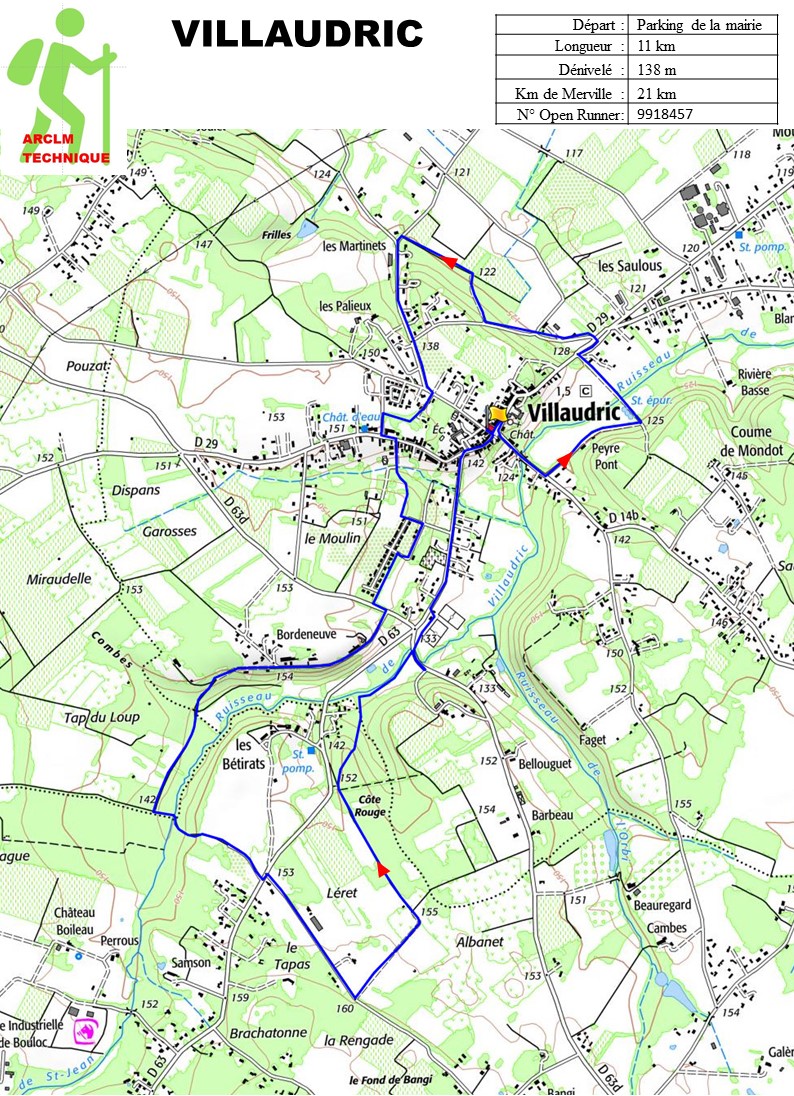 Randonnée à Villaudric